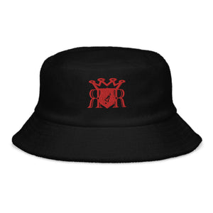Royal Emblem Goat Tribute terry cloth bucket hat